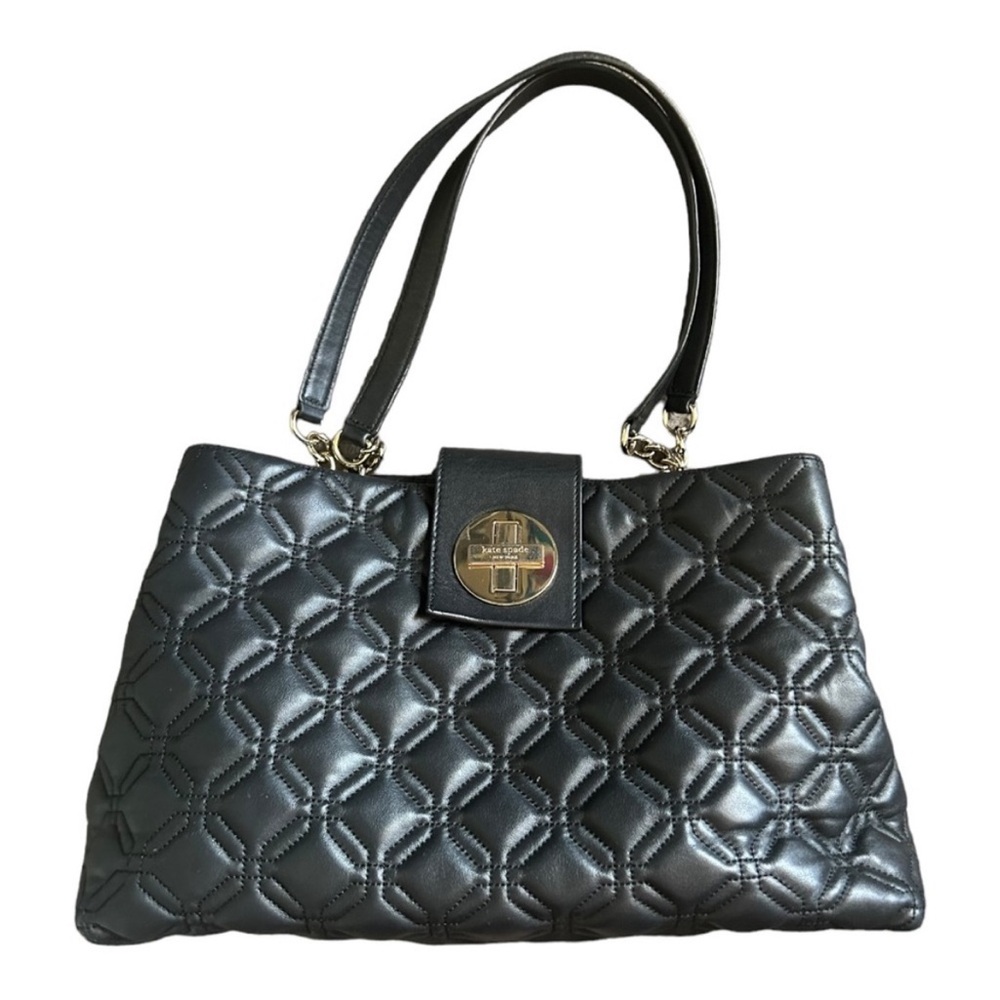 Kate Spade Black Quilted Purse Bag